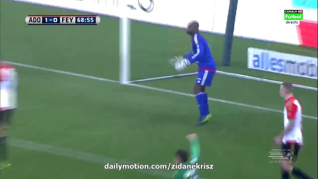 Sven van Beek 1:0 FUNNY Own Goal HD - ADO Den Haag v. Feyenoord 01.11.2015 HD