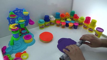 Play Doh Mickey Mouse Cake Making