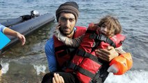 Migrants Rescued After Boat Capsized in Aegean Islands