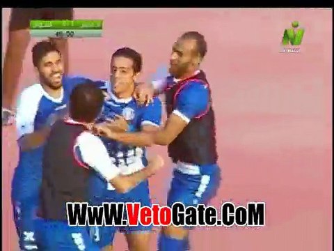 محمد فوزي يتعادل بالهدف الاول اسوان فى طلائع الجيش
