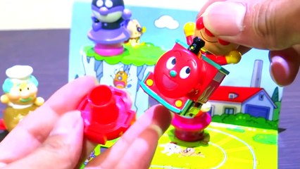 【色々遊べる】アンパンマン・スタンプ台紙付きAnpanman Stamp Toy