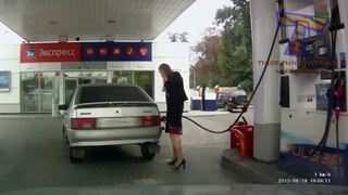 NUEVO! Funny gas station moments - Fail compilation zxvf