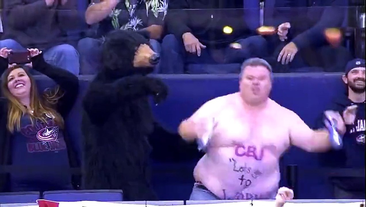 Fan Dances To Turn Down For What With The Team Mascot