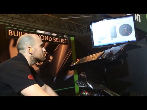 Kawasaki Ninja H2R BEST DYNO RUN VIDEO @ Motorcycle Live 2014 NEC Birmingham, UK