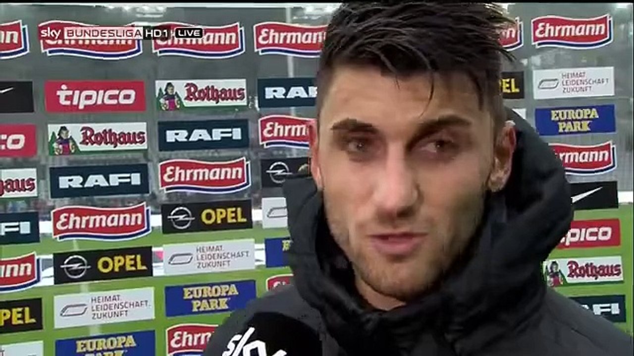 Vincenzo Grifo post-match interview - SC Freiburg v Eintracht Braunschweig