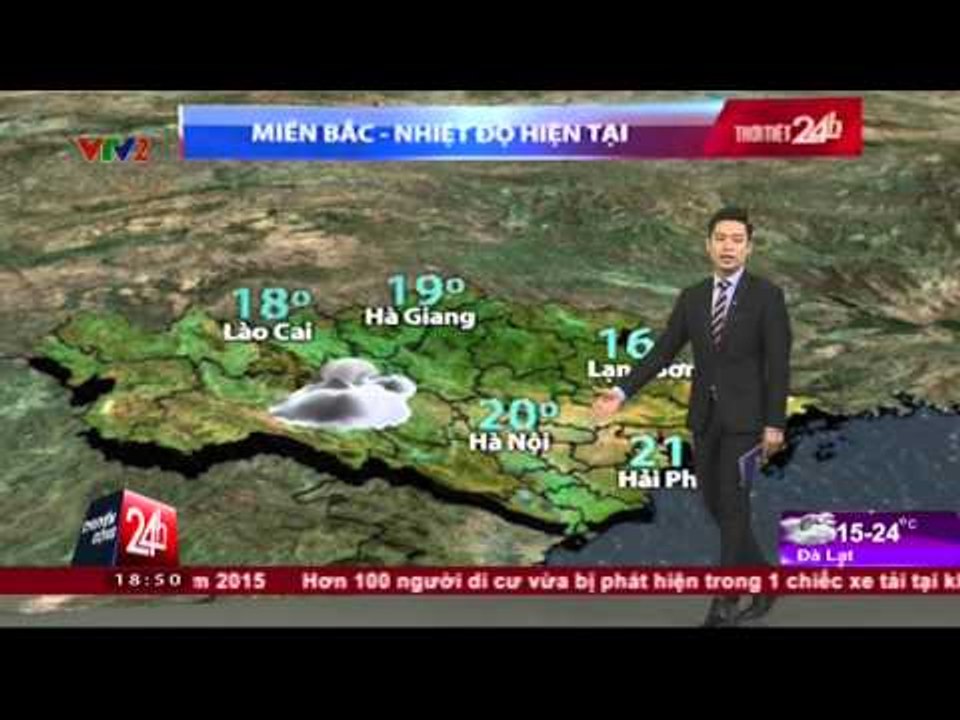 THỜI TIẾT | 18H45 - 01/11/2015