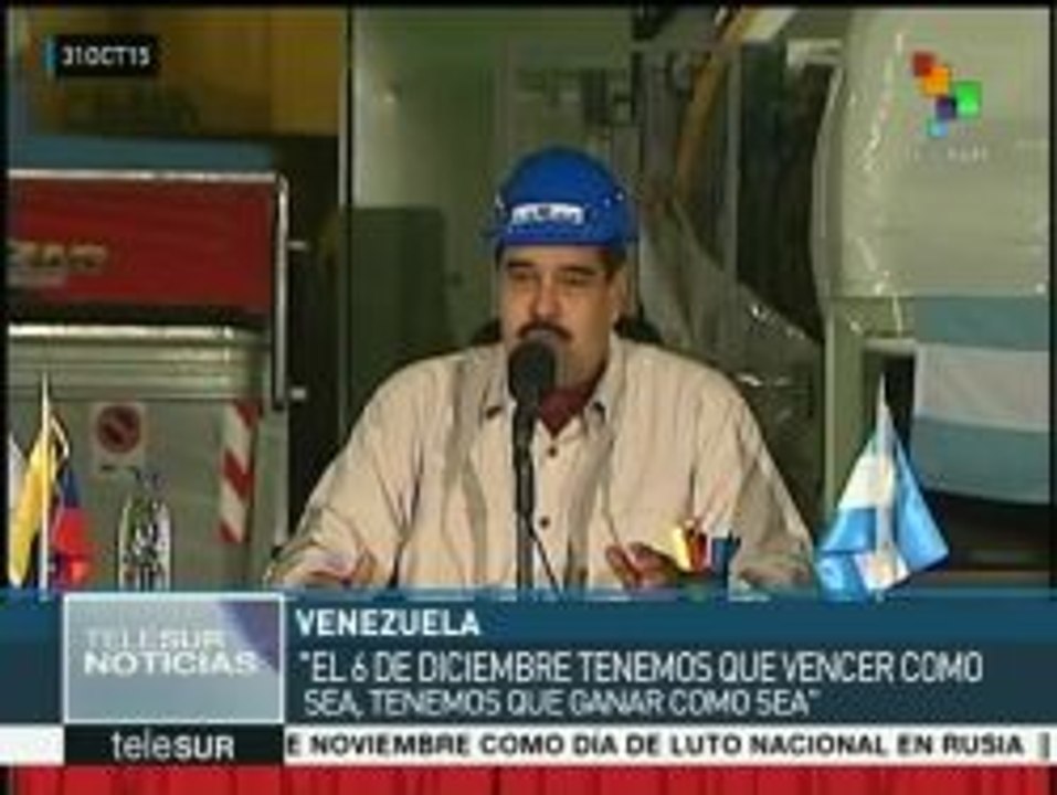 Nicolás Maduro: El 6 de diciembre tenemos que ganar como sea