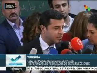 Líder del PDP apuesta porque elecciones traigan paz a Turquía