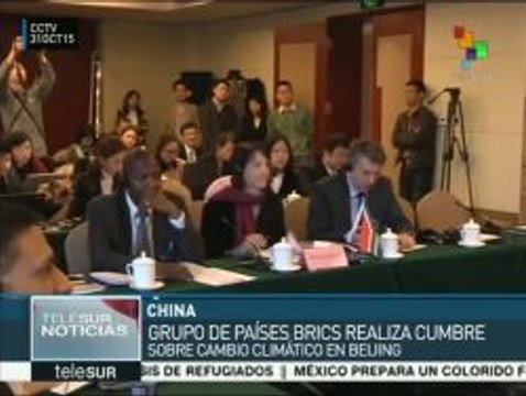 Grupo BRICS debate sobre el cambio climático en Beijing