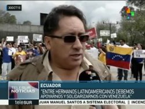 Movimientos sociales de Ecuador rechazan ataques contra Venezuela