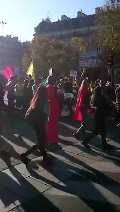 Rassemblement pour la Journée mondiale pour Kobané à Paris