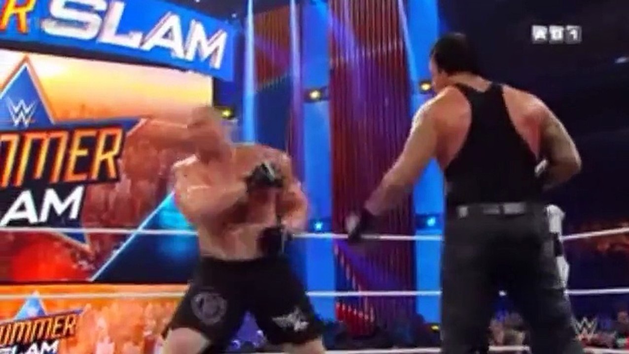 WWE PPV Summerslam 2015 : Brock Lesnar vs The Undertaker AB1 (VERSION FRANCAIS) VF