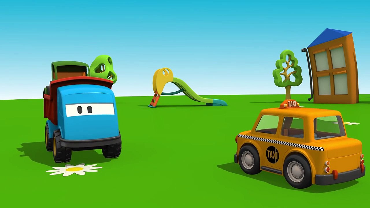 Meraklı kamyon Leo ve yakıt kamyonu - eğitici çizgi film - Türkçe izle