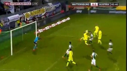 Lukas Rotpuller Goal 1-2 Mattersburg vs Austria Wien 01.11.2015