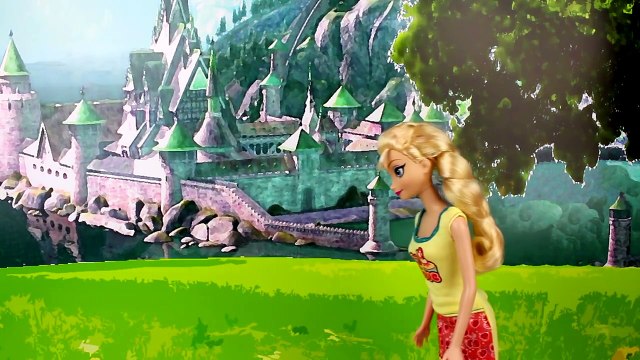 Frozen Elsa dates Thor, Hans wants to marry Elsa, with Anna and Belle dolls. Parody.