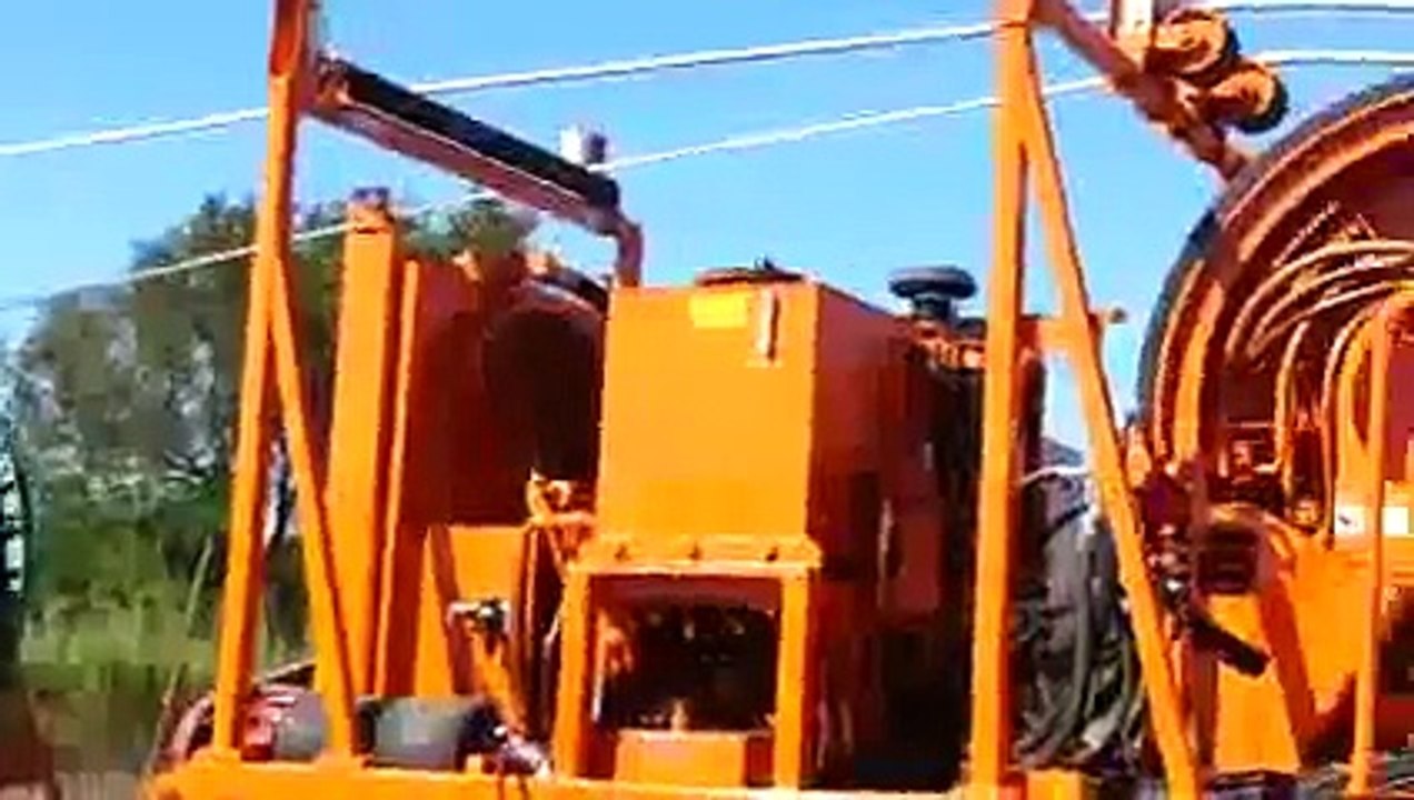 Transmission line Cable pulling