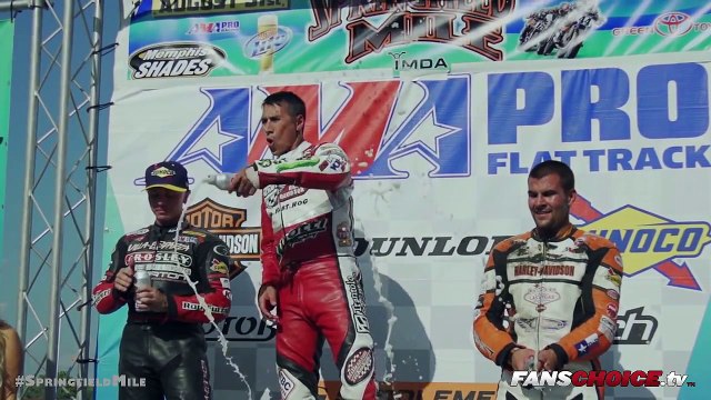 2015 Springfield Mile II – Dash for Cash, LCQ, Semis – AMA Pro Flat Track Moto gp racing