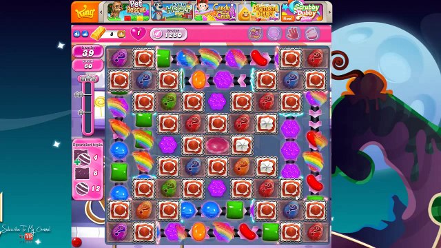 Candy Crush Saga Level 1280 NEW! Complete! NO BOOSTERS!
