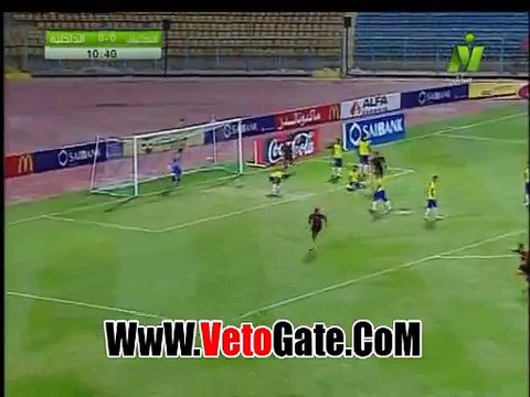 سيريل بايالا يتقدم بالهدف الاول الداخليه فى الاسماعيلى