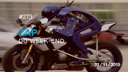 ZAP DU WEEK-END #273 : Le robot capable de piloter une moto /  Dark Vador Fail / Un journaliste déçu... /