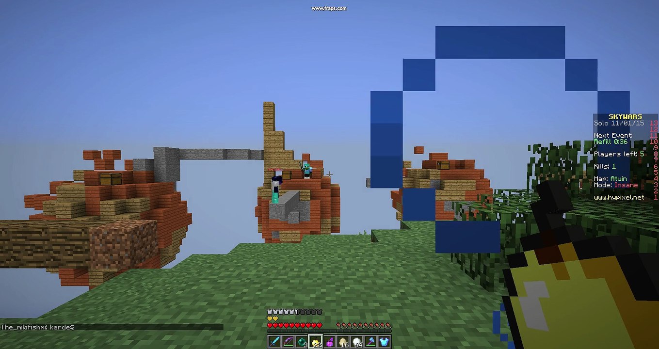 Skywars teaming #2 SAME GAME!!!