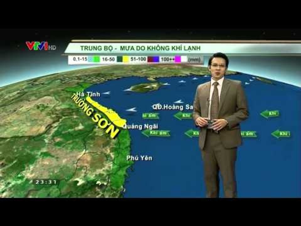 THỜI TIẾT | 23H30 - 01/11/2015