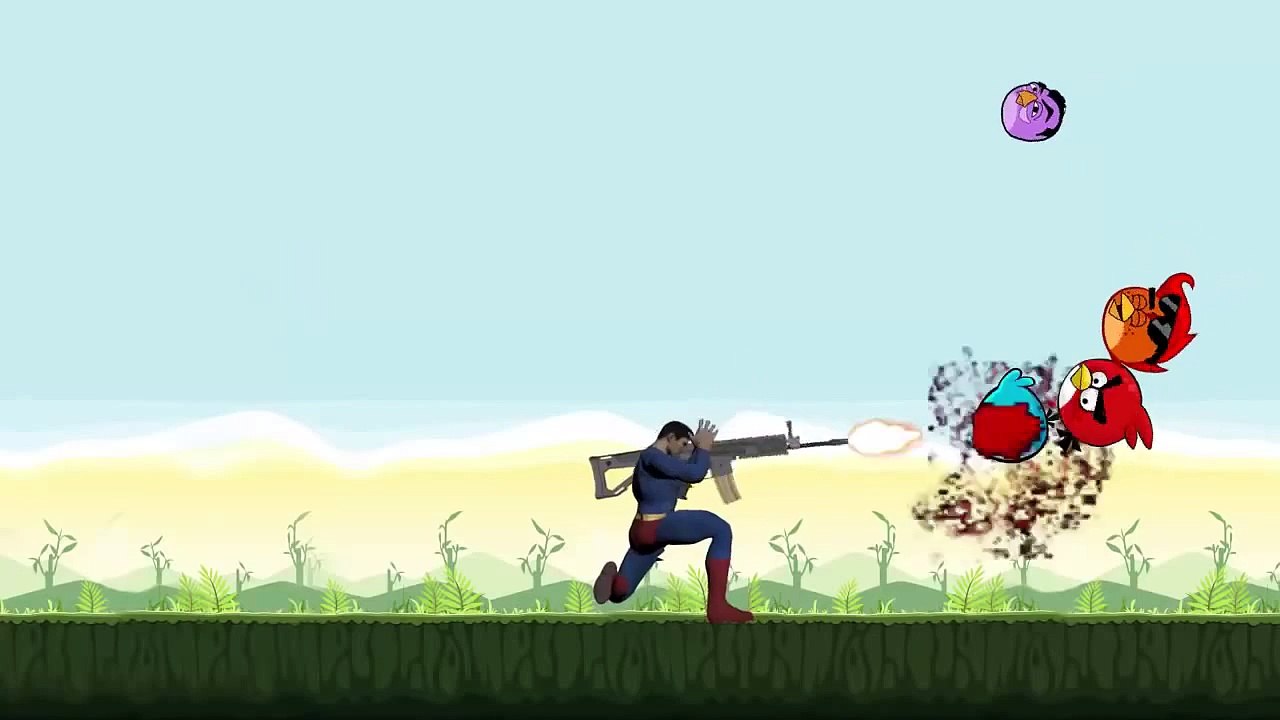SUPERMAN VS ANGRY BIRDS