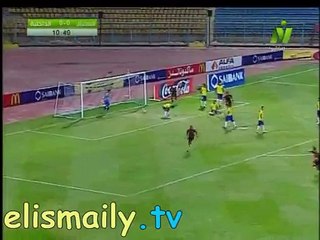 هدف الداخليه فى مرمى الاسماعيلى