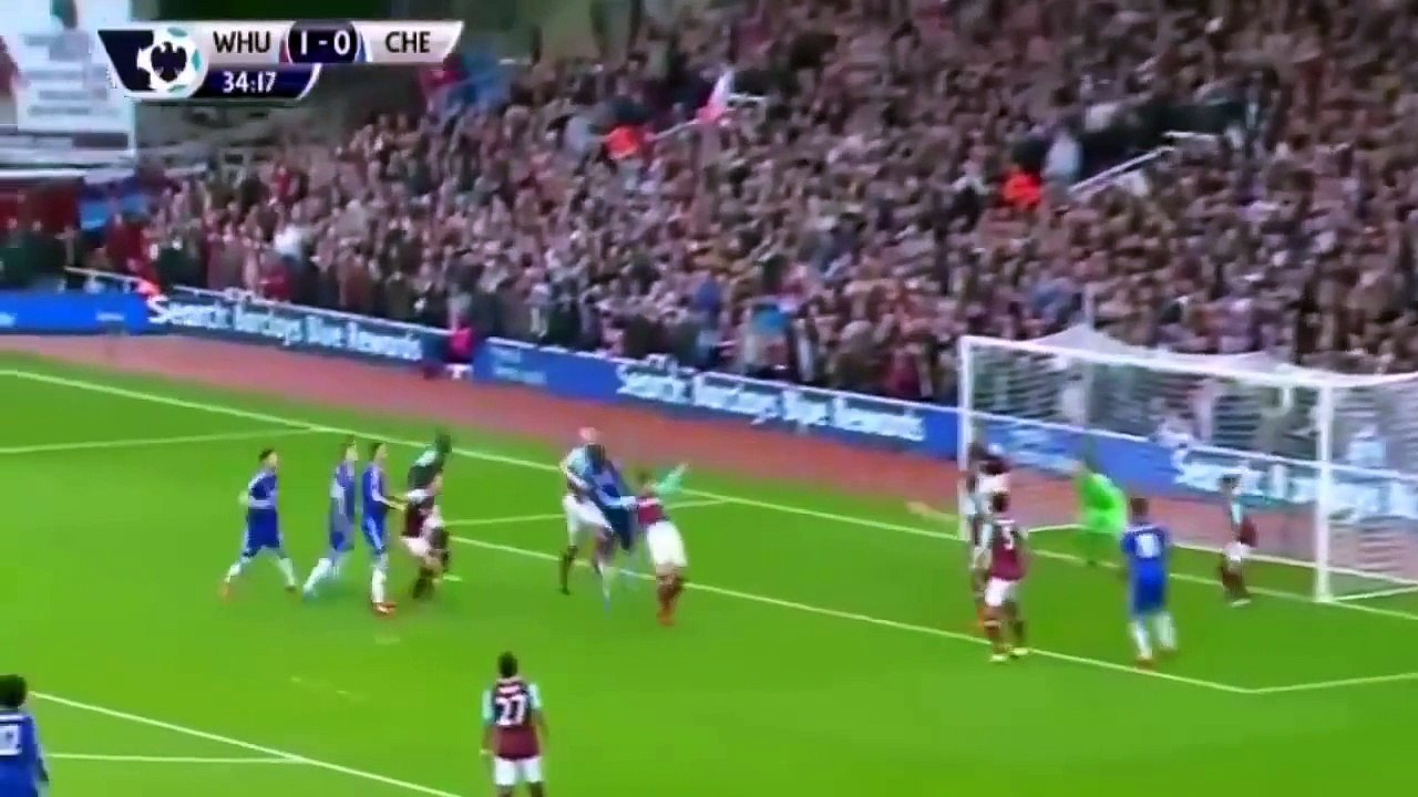 Вест Хэм - Челси 2-1 Обзор матча 24.10.2015