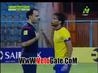 انفعال شيكابالا على حكم مباراه الاسماعيلى والداخليه