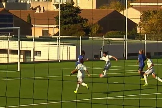 D2 féminine - OM 2-0 FA Marseille : le but de Sandrine Brétigny (28e)