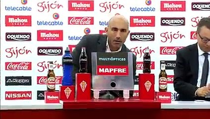 Rueda de prensa de Abelardo Fernández tras el Sporting de Gijón (1-0) Málaga CF