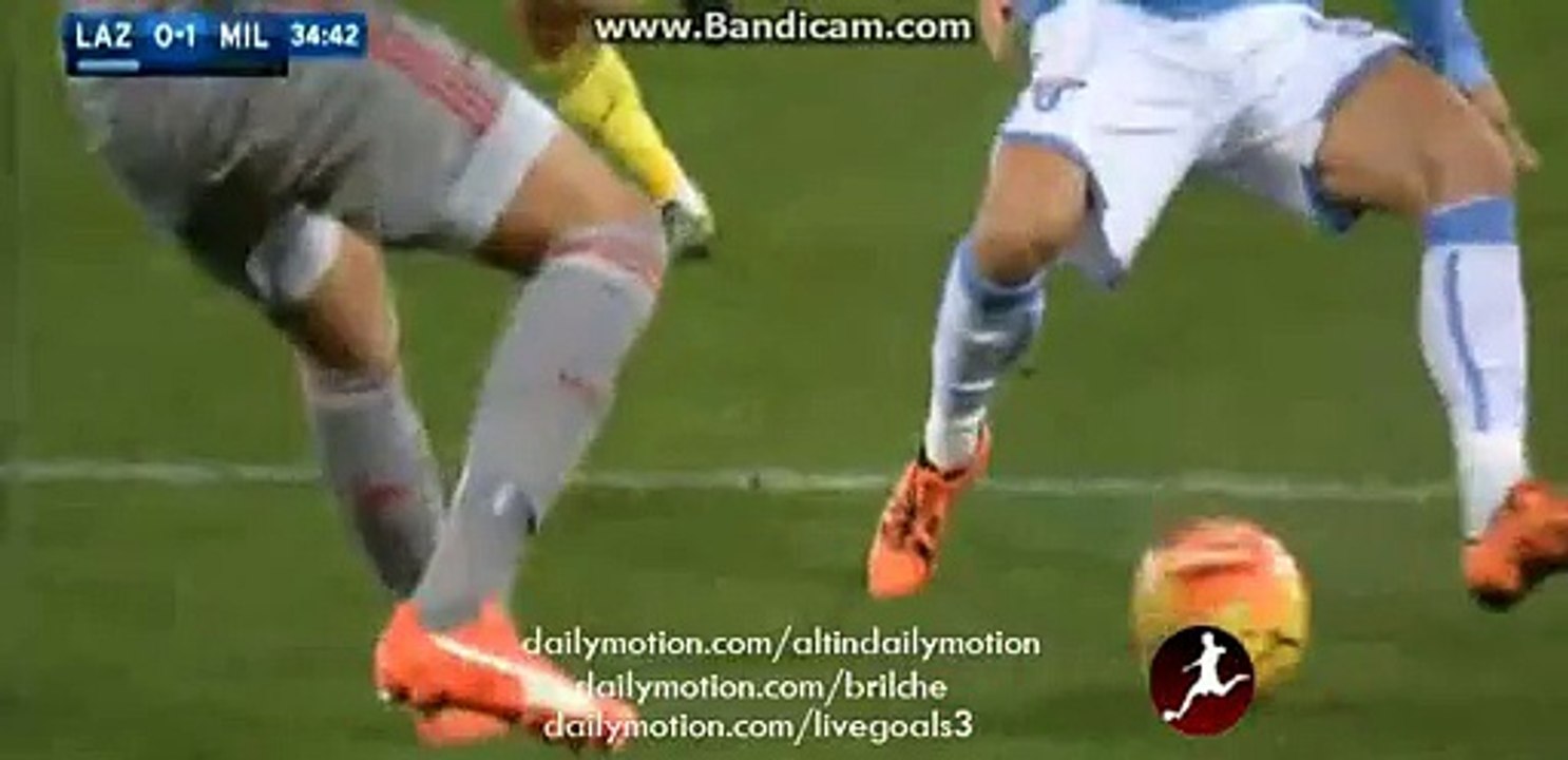 Milan Keeper NUTMEG Miroslav Klose - Lazio vs Milan - 01.11.2015