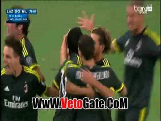 الهدف الثالث للميلان فى لاتسيو