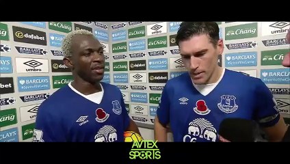 Everton 6-2 Sunderland - Arouna Kone & Gareth Barry Post-Match Interview 01.11.2015