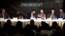 Insurgent 2015 Press Conference Boys Theo James, Ansel Elgort,Jai Courtney & Mekhi Phifer