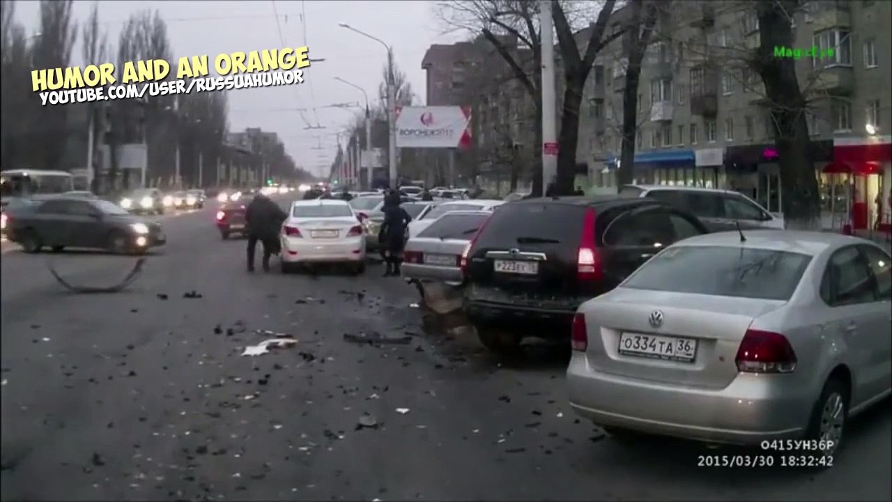 Столкновение машин видео