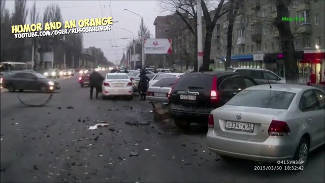 Столкновение 5 машин