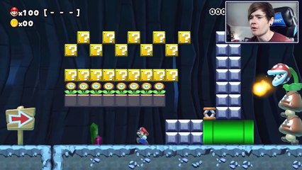 TDM | DanTDM | Super Mario Maker | 100 MARIO CHALLENGE!!