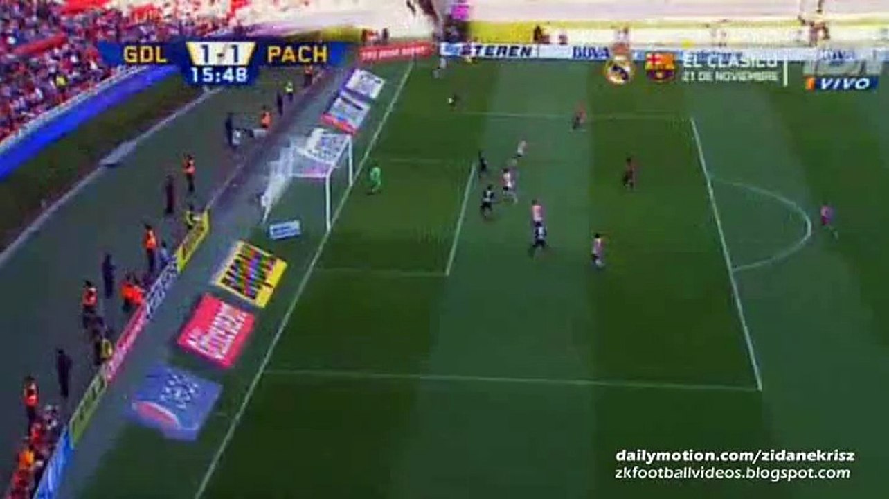 1-1 Ángel Zaldivar Goal - Chivas Guadalajara v. Pachuca 01.11.2015 HD