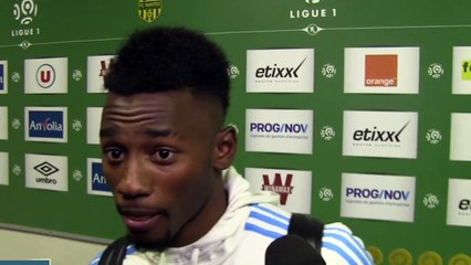 Nantes 0-1 OM : la réaction de Nkoudou