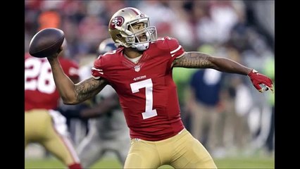 Colin Kaepernicks terrible throw hit a guy in the face
