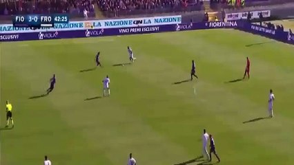 Mario Suarez Goal - Fiorentina vs Frosinone 4-0 [1.11.2015] Serie A
