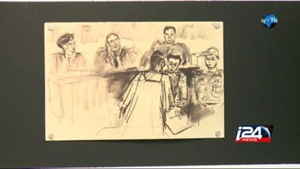 TEL AVIV EXHIBITION FEATURES SKETCHES FROM RABIN MURDER TRIAL