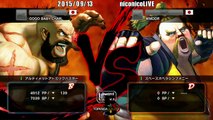 Hagejin (Zangief) vs MDR (Rufus) - USF4 - TL5B Round6 Battle6