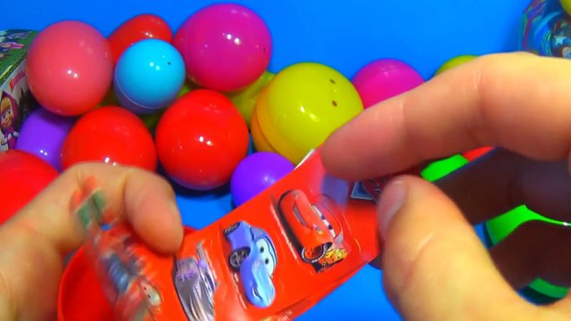 30 Surprise Eggs!!! Disney CARS MARVEL Spider Man SpongeBob HELLO KITTY PARTY ANIMALS Litt