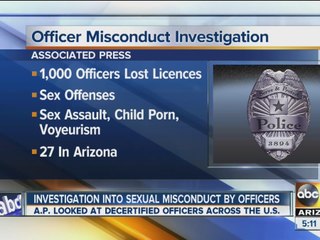 Investigation into sexual misconduct by officers