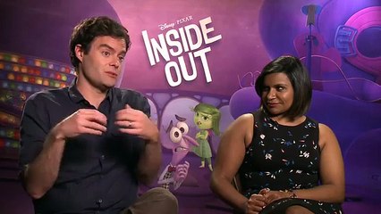 Mindy Kaling & Bill Hader Interview Inside Out (2015 )