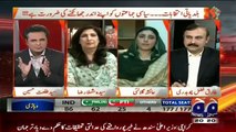 Talat Hussain's Questions Confuses Ayesha Gulalai.