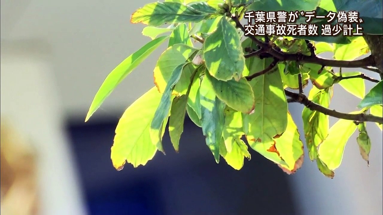 千葉県警がデータ偽装